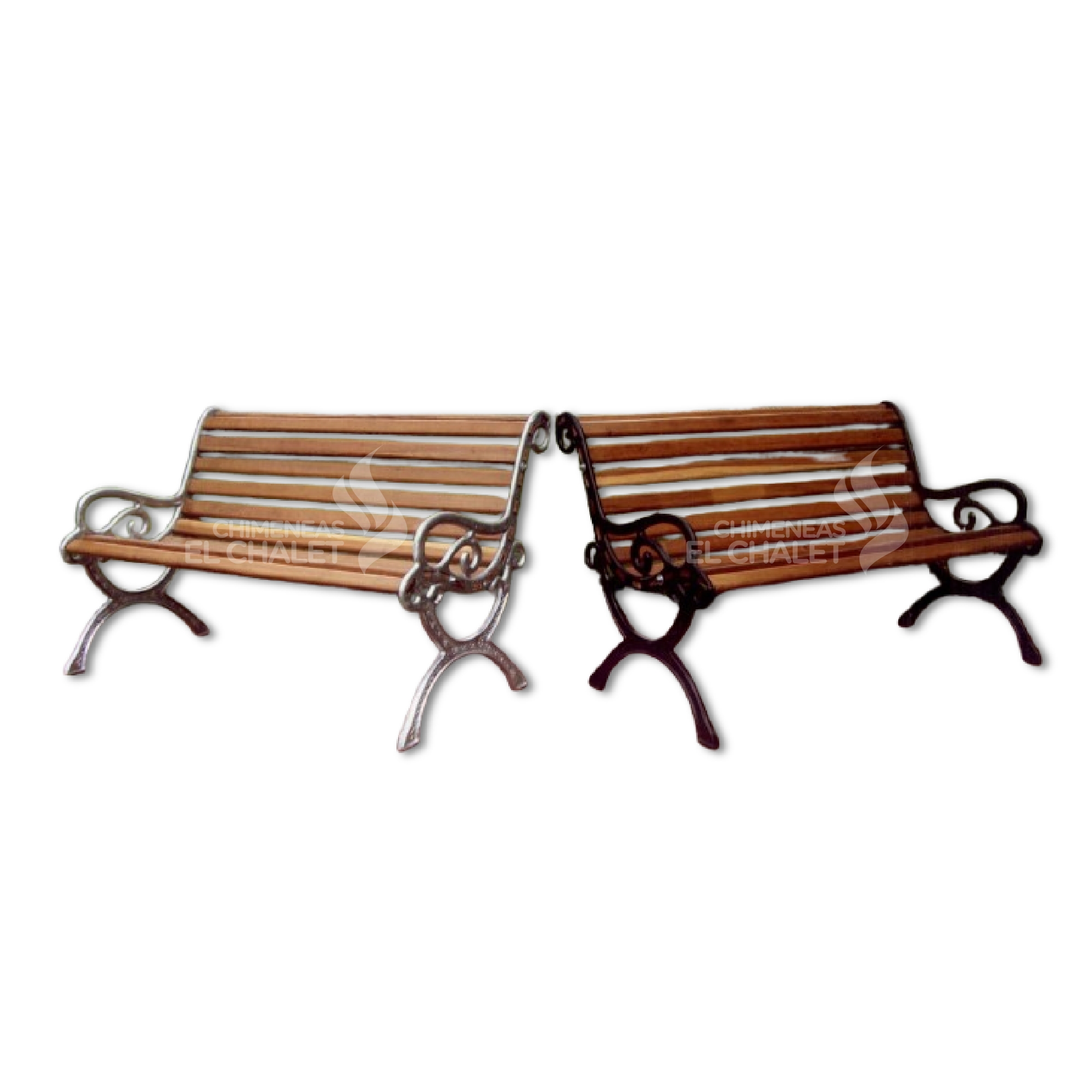 silla parque escaño dos puestos balcon exterior aluminio – 7